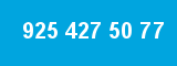 925 427 50 77 925 427 50 77
